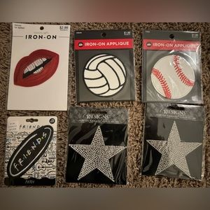 Lot of iron on patches